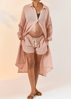 The Bungalow Striped Beach Short