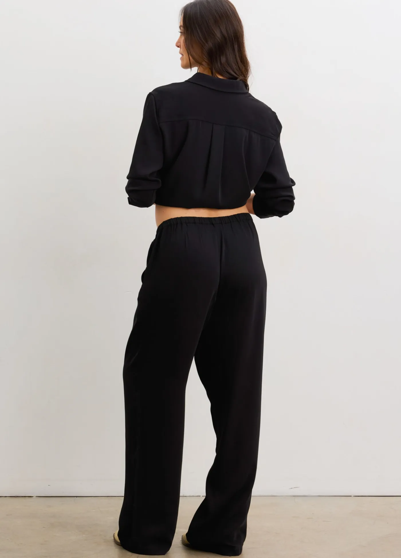 The Celeste Drapey Pull On Pant