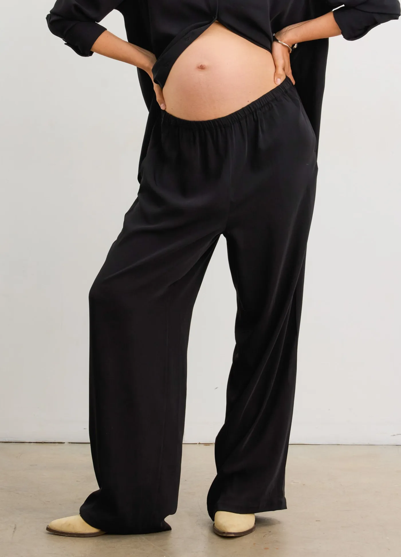 The Celeste Drapey Pull On Pant