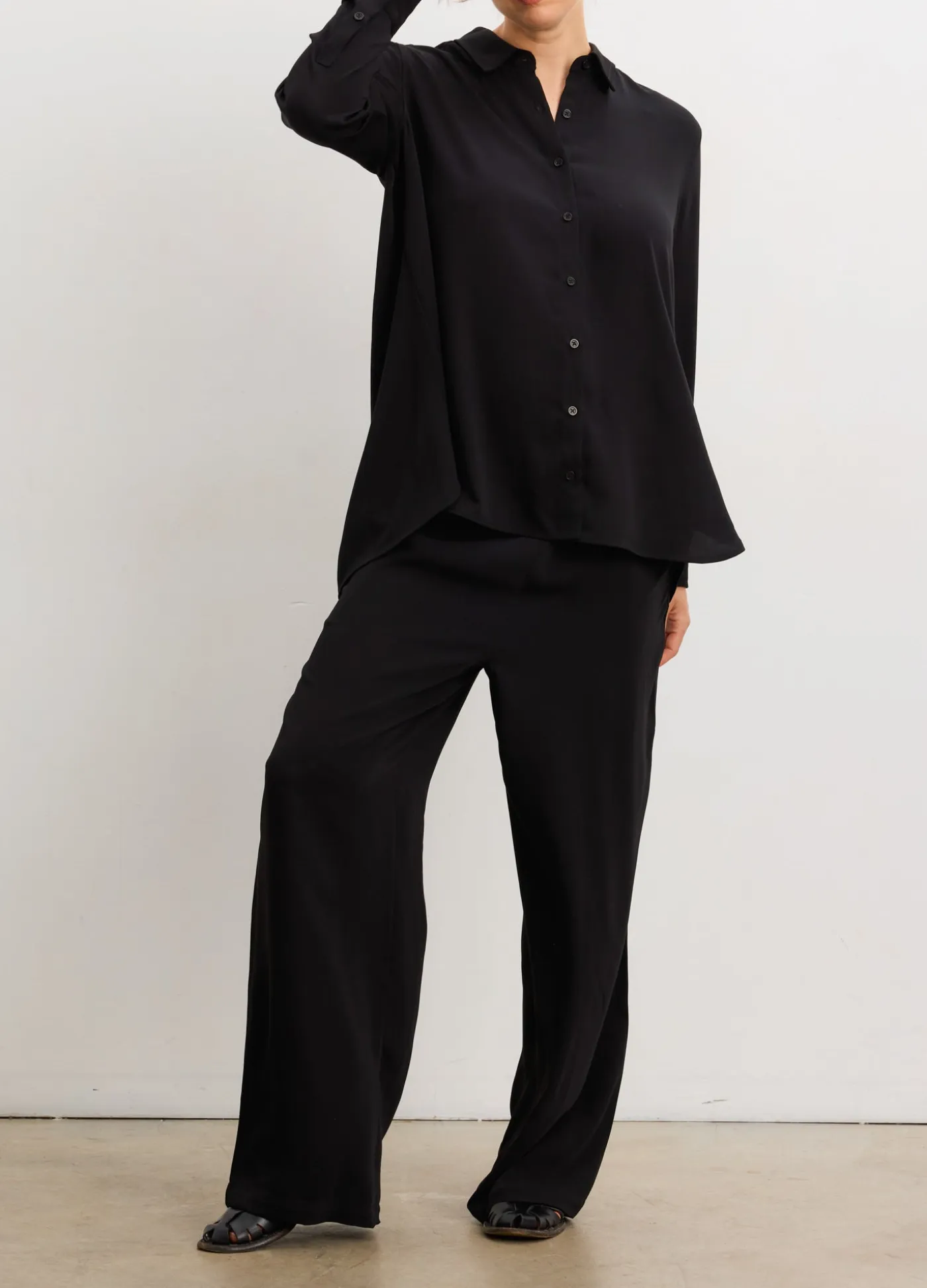 The Celeste Drapey Pull On Pant