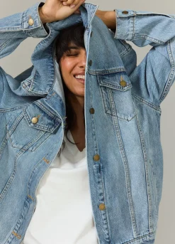 The Classic Maternity Jean Jacket