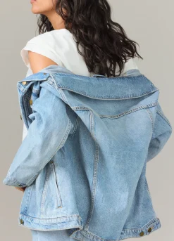 The Classic Maternity Jean Jacket