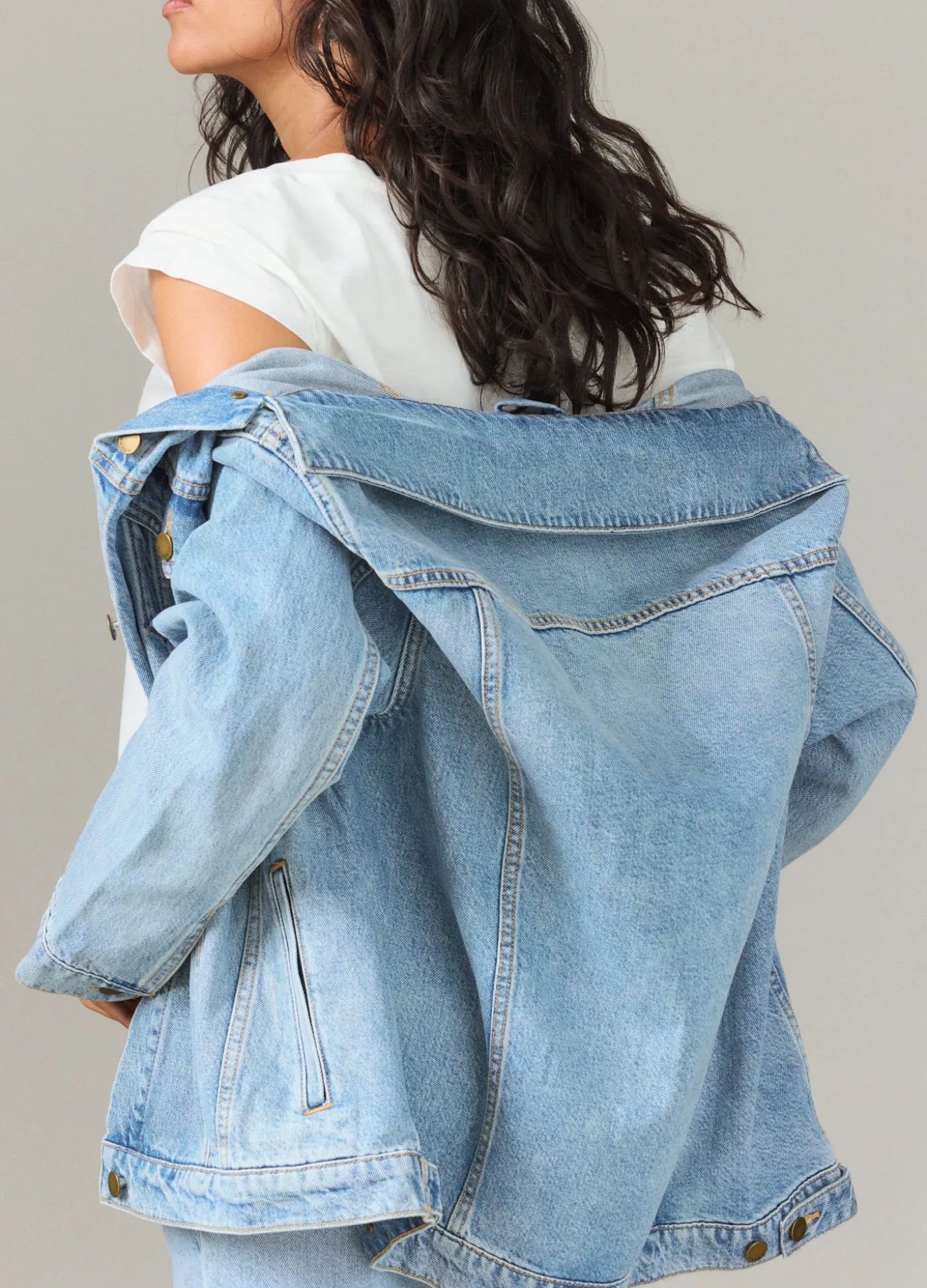 The Classic Maternity Jean Jacket
