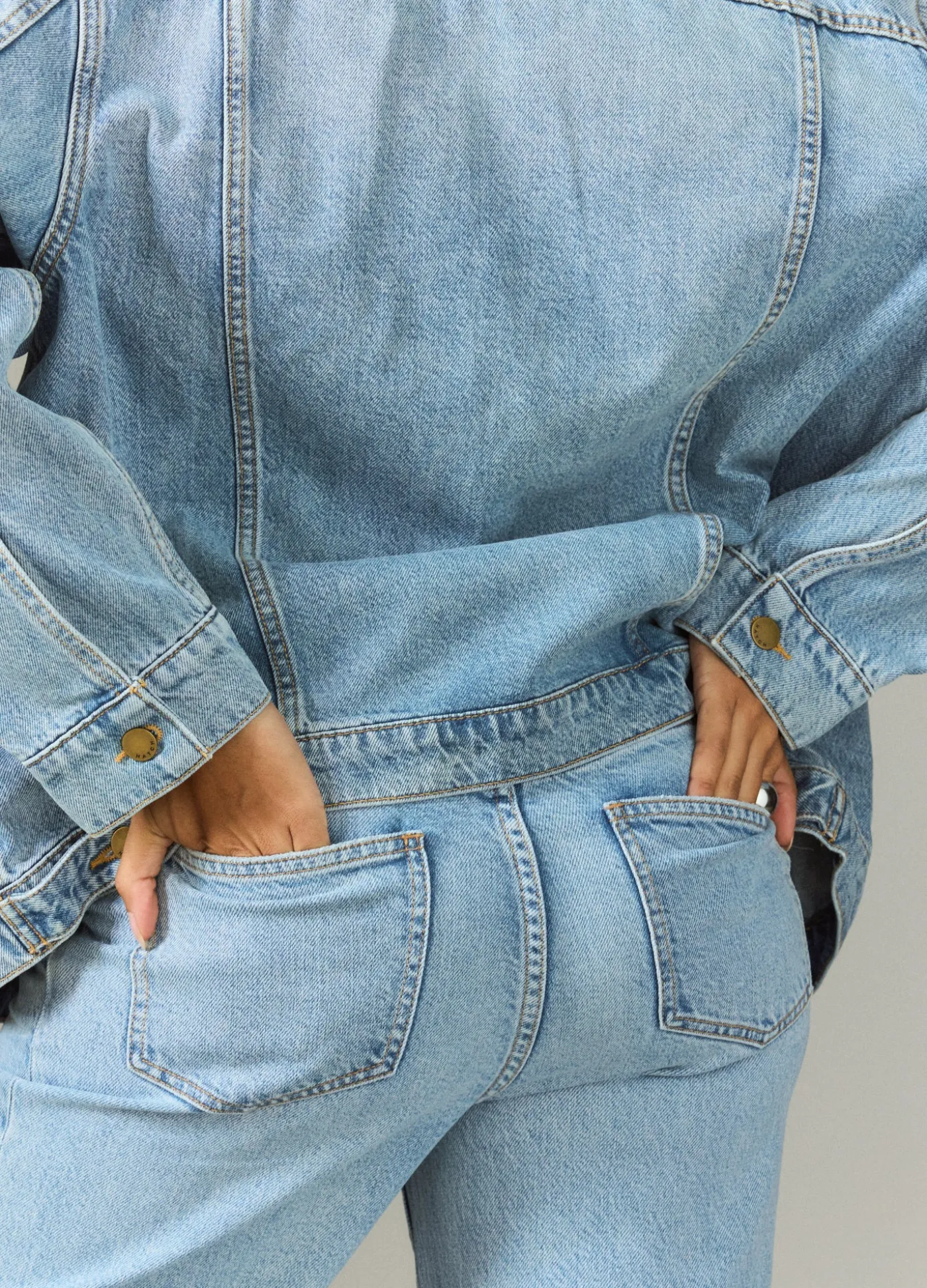 The Classic Maternity Jean Jacket