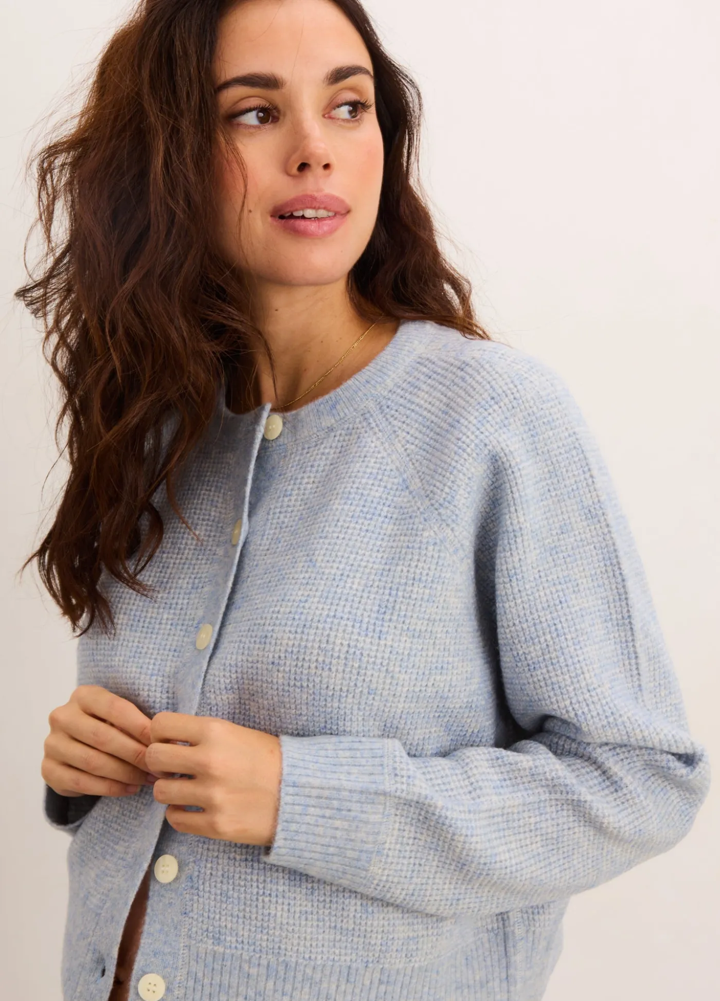 The Cozy Waffle Cardigan