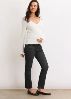 The Crop Maternity Jean