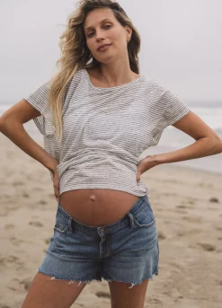 The Cut Off Maternity Short