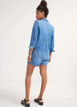The Denim Utility Romper