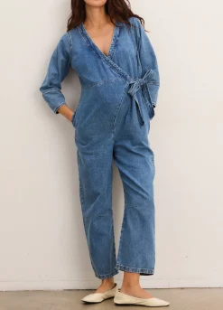 The Drapey Denim Easy-Nurse Jumpsuit