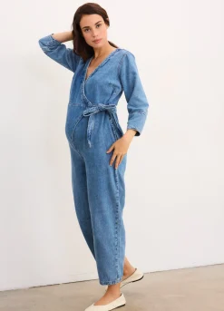 The Drapey Denim Easy-Nurse Jumpsuit