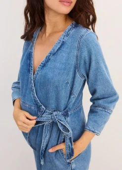 The Drapey Denim Easy-Nurse Jumpsuit
