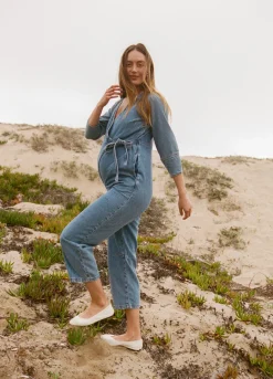 The Drapey Denim Easy-Nurse Jumpsuit