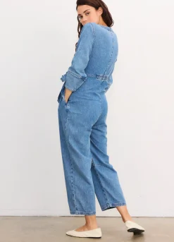 The Drapey Denim Easy-Nurse Jumpsuit