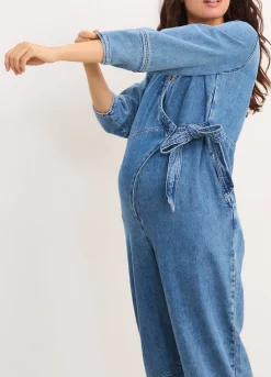 The Drapey Denim Easy-Nurse Jumpsuit