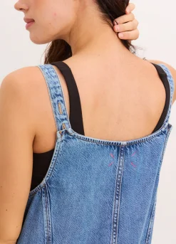 The Drapey Denim Nora Jumpsuit