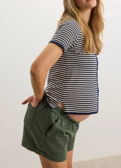 The Drapey Denim Short