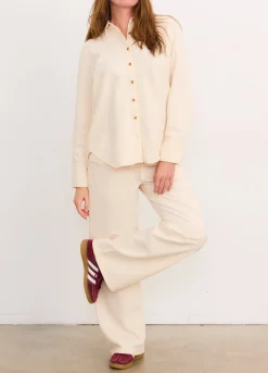 The Drapey Denim Wide Leg Pant