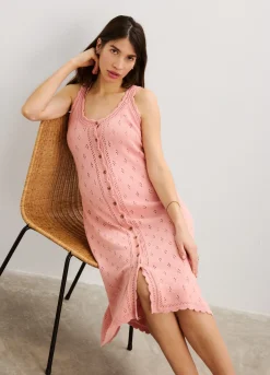 The Eloise Pointelle Nursing Tank Dress
