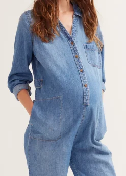 The Everyday Nursing Denim Jumpsuit