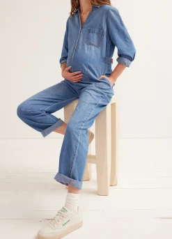 The Everyday Nursing Denim Jumpsuit