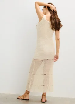 The Floral Crochet Dress