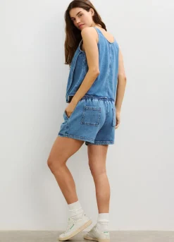 The Hailey Denim Top