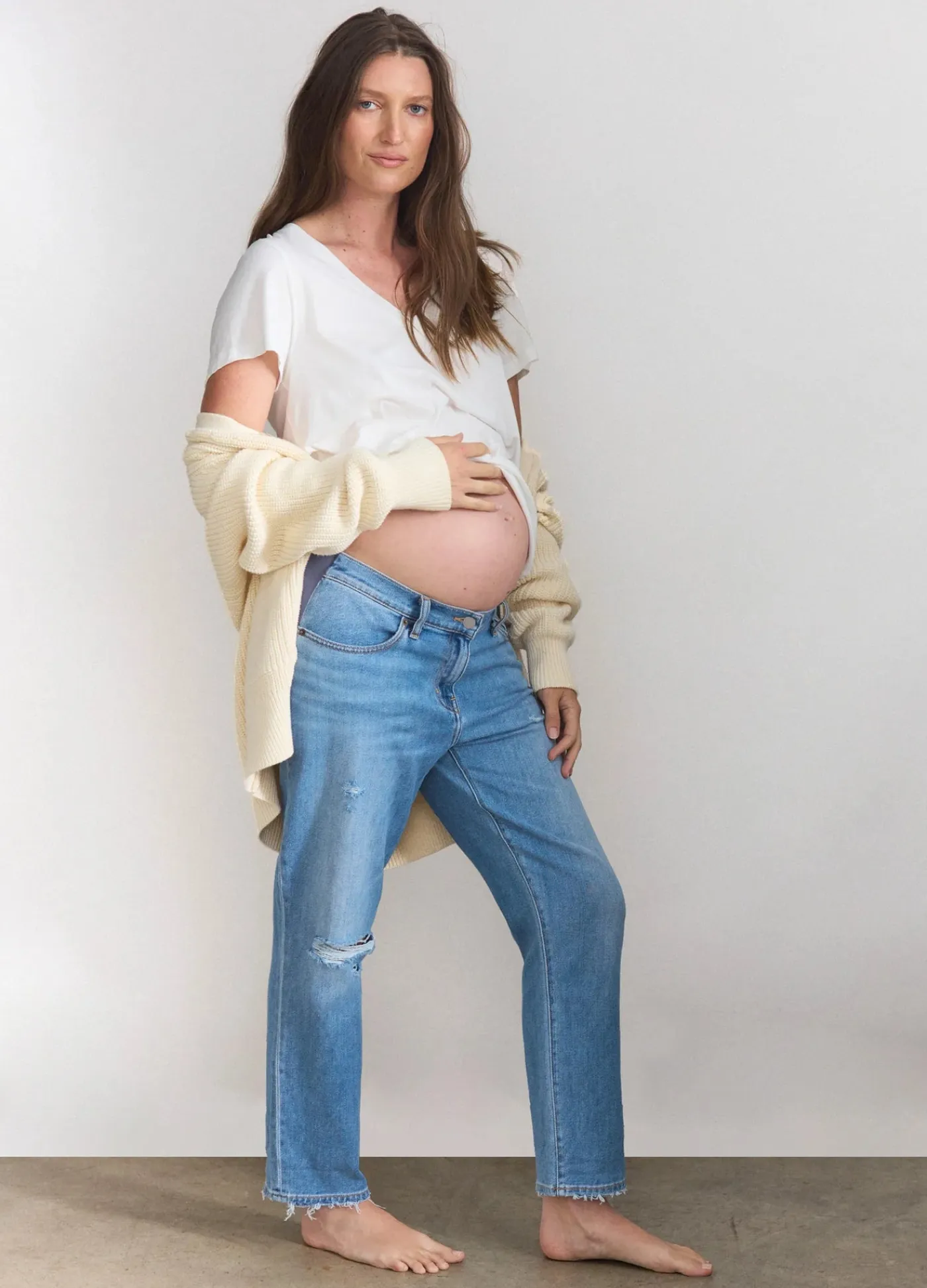 The Heritage Boyfriend Maternity Jean