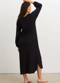 The Long Sleeve Pointelle Nightgown