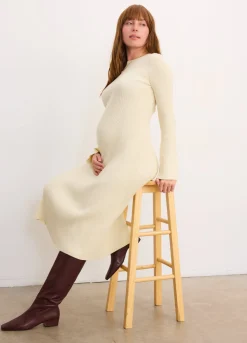 The Odette Ribbed Midi Dress