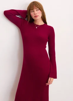 The Odette Ribbed Midi Dress