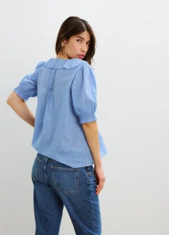 The Plaid Lou Lou Nursing Blouse