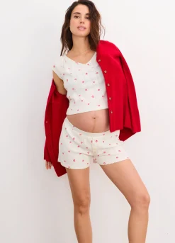 The Pointelle Sweetheart Tee