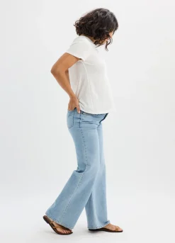 The Relaxed Wide Leg Maternity Jean
