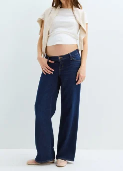 The Relaxed Wide Leg Maternity Jean