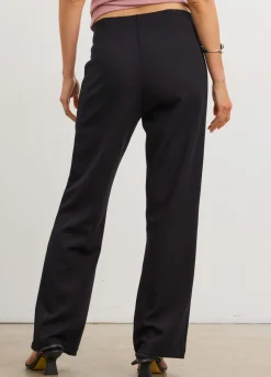 The Seamed Stretch Straight-Leg Work Pant