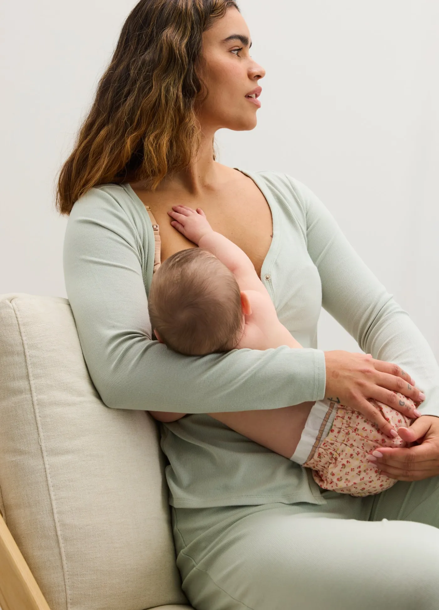 The Softest Rib Nursing Cardigan