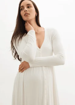 The Softest Rib Nursing Dress