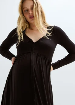 The Softest Rib Nursing Dress