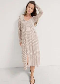 The Softest Rib Nursing Dress