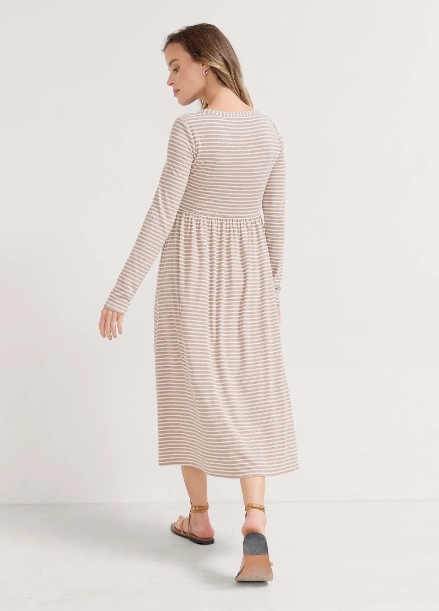 The Softest Rib Nursing Dress