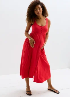 The Softest Rib Nursing Tank Dress