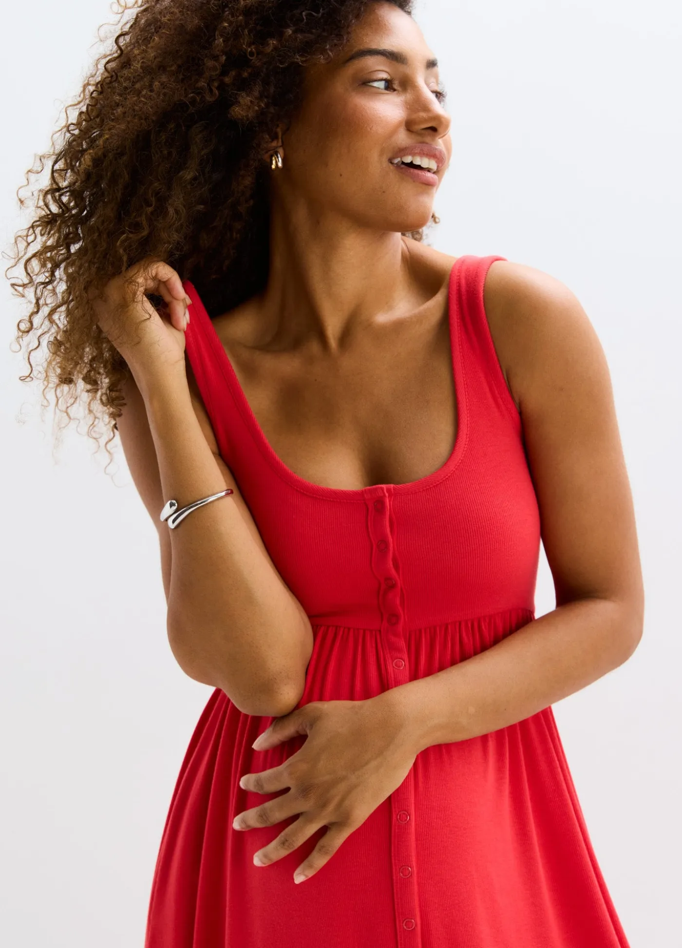 The Softest Rib Nursing Tank Dress