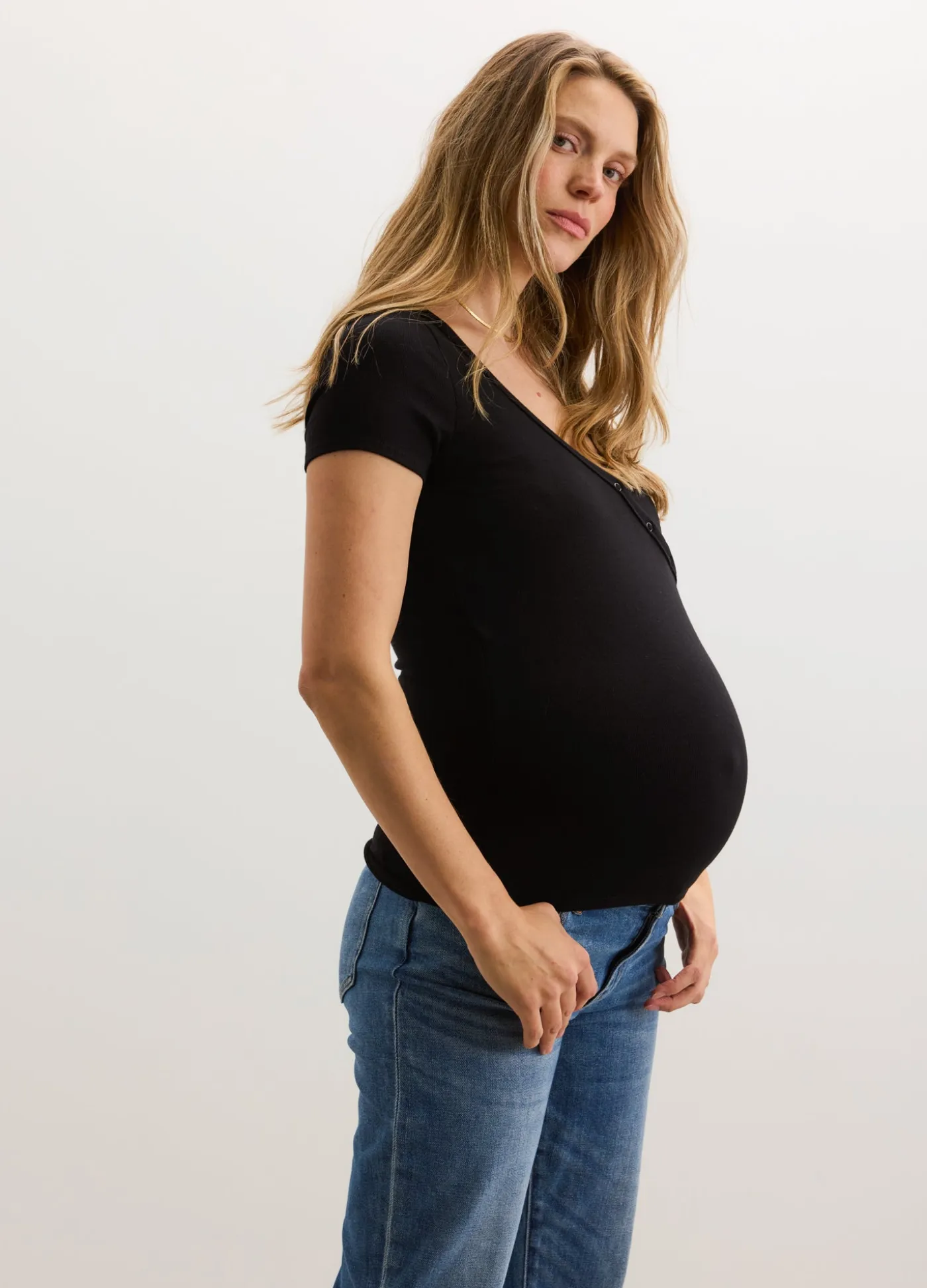 The Softest Rib Nursing Tee