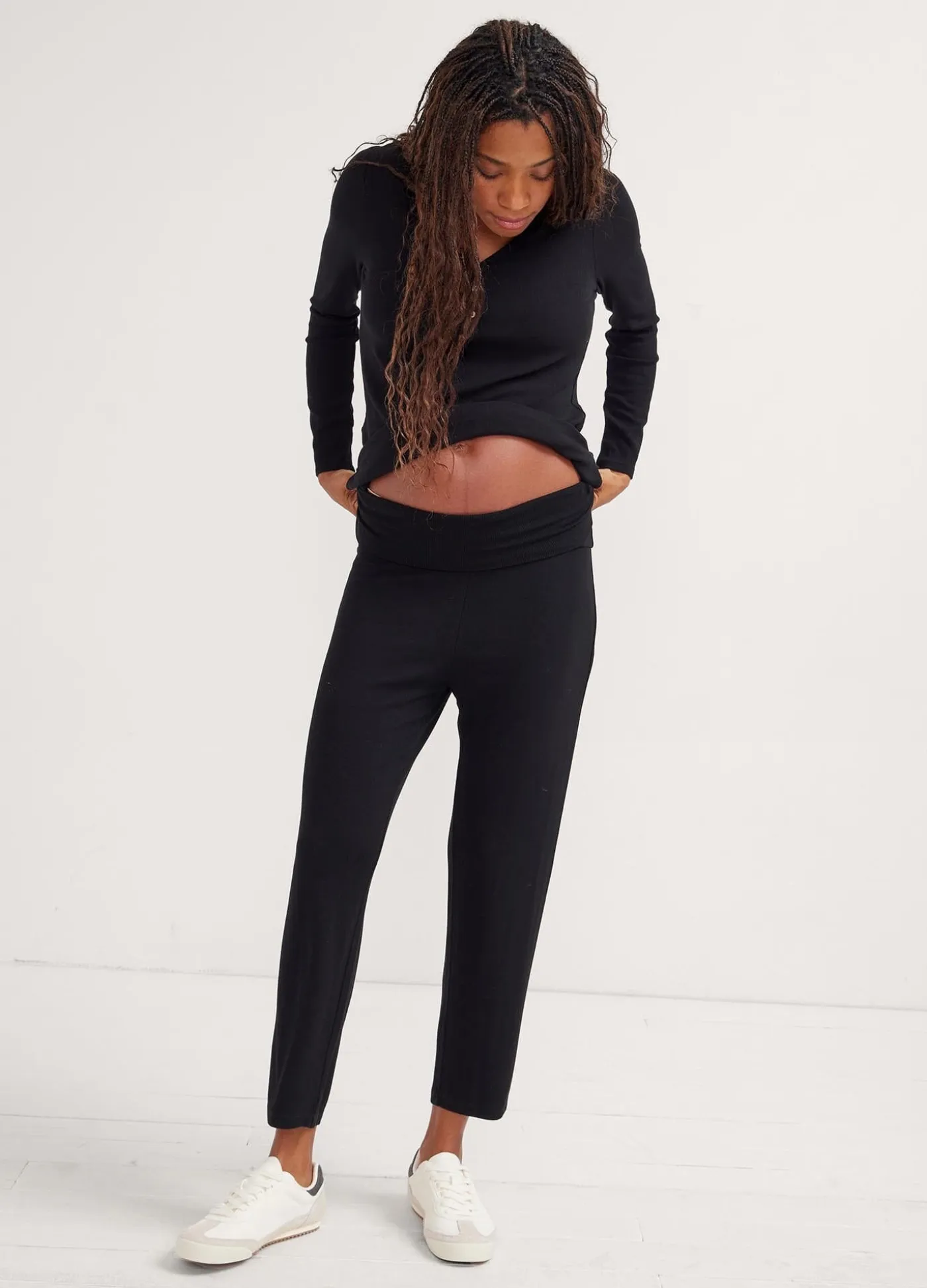 The Softest Rib Over Under Lounge Pant