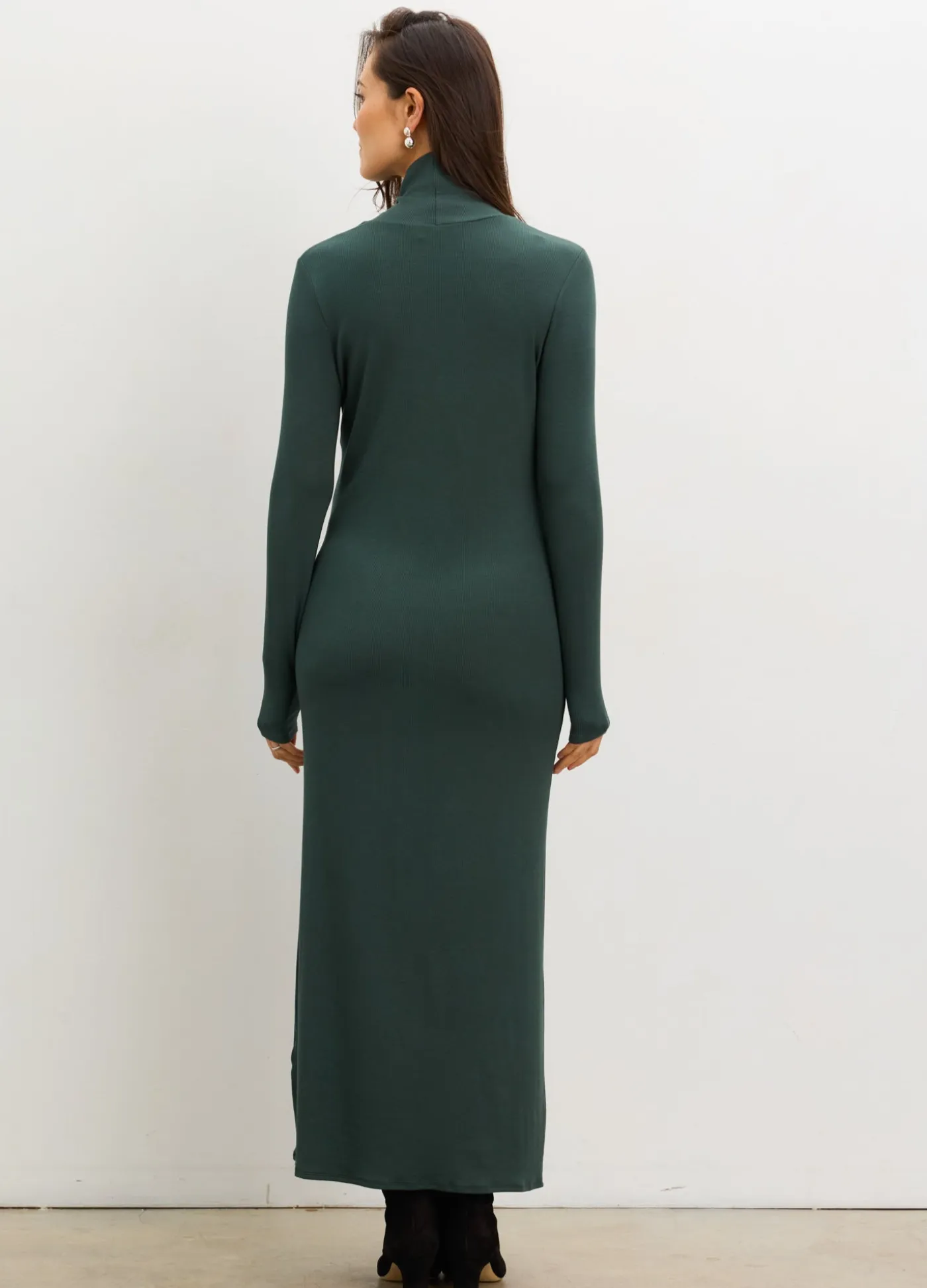 The Softest Rib Turtleneck Dress