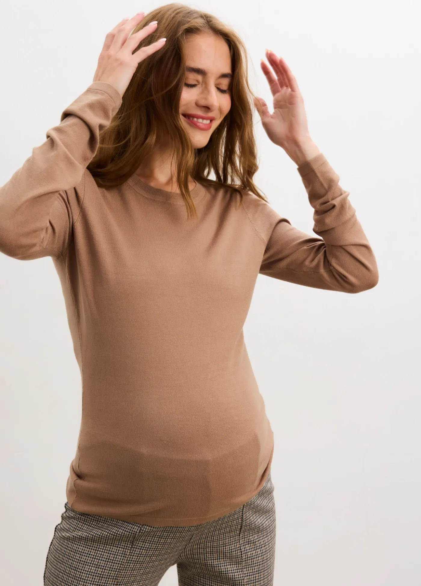 The Softsculpt Knit Long Sleeve Tee