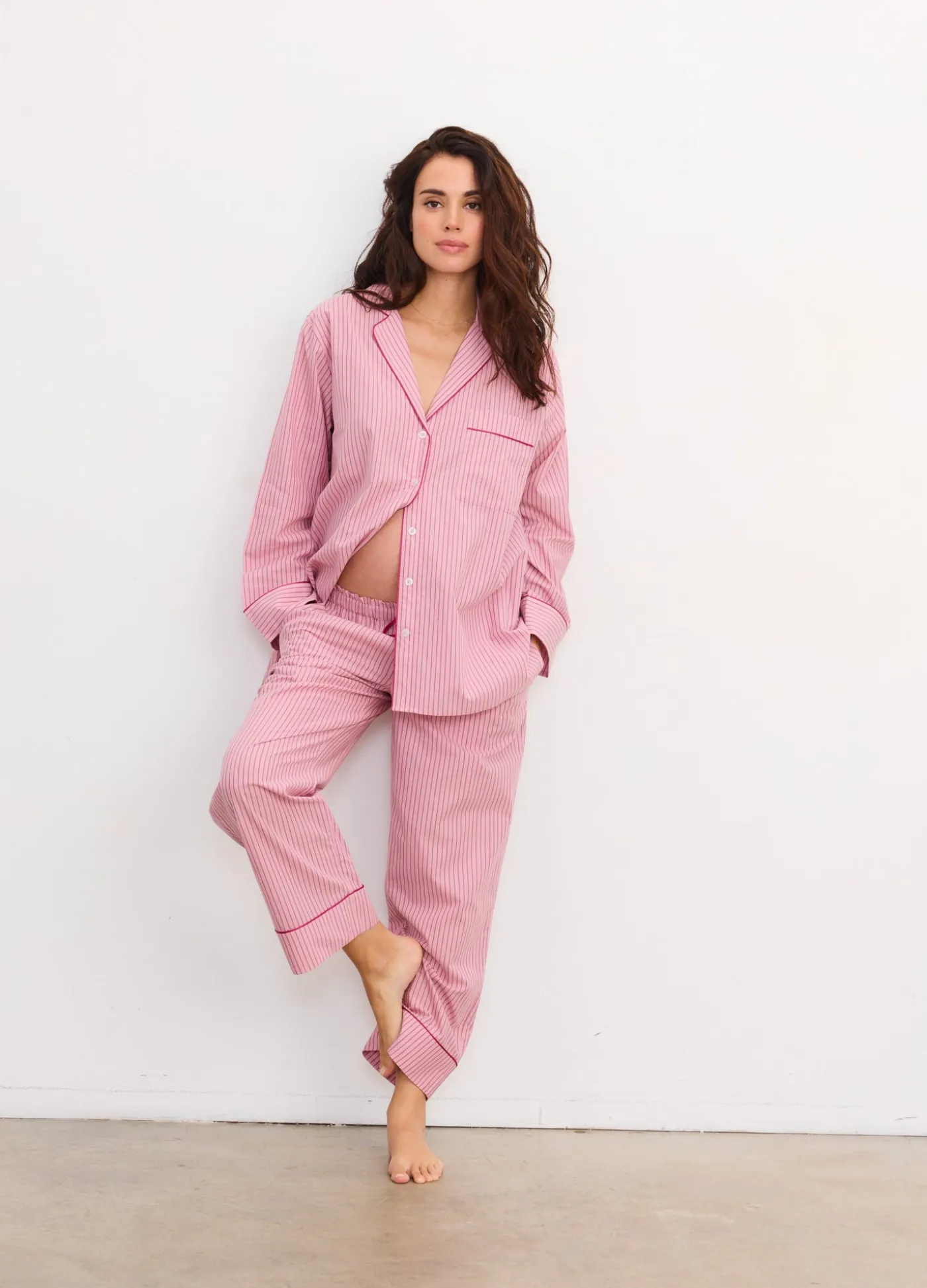 The Striped Cotton Classic PJ Set