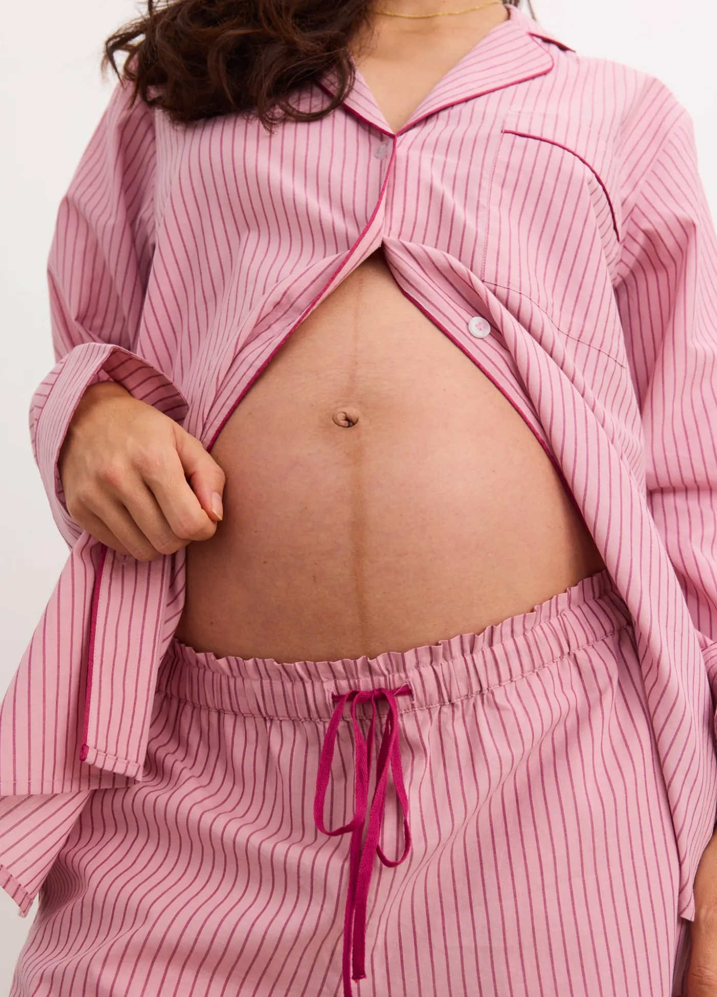 The Striped Cotton Classic PJ Set