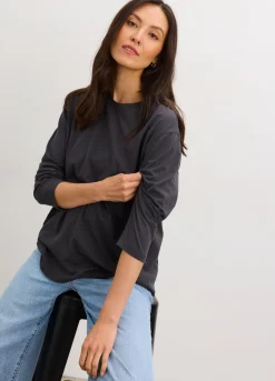 The Washed Cotton Long Sleeve Tshirt
