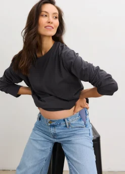 The Washed Cotton Long Sleeve Tshirt